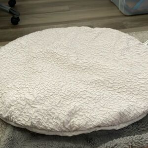 Washable light pink baby playmat